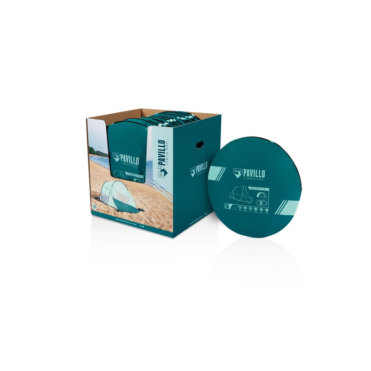 Bestway Pop-up Strandtent 200x120x90cm - maximondo
