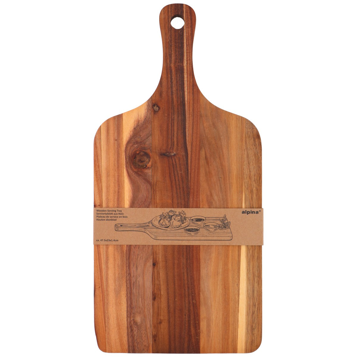 alpina Snijplank Hout 37,5x23 cm
