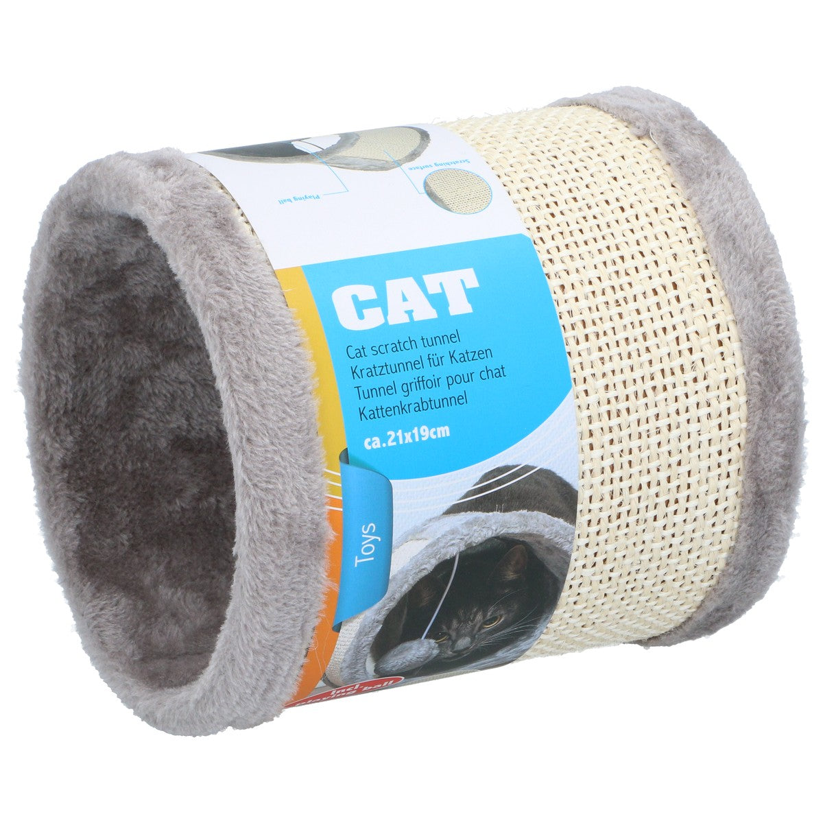 maxxpro Kattentunnel met Bal, Ø 21x19 cm - maximondo