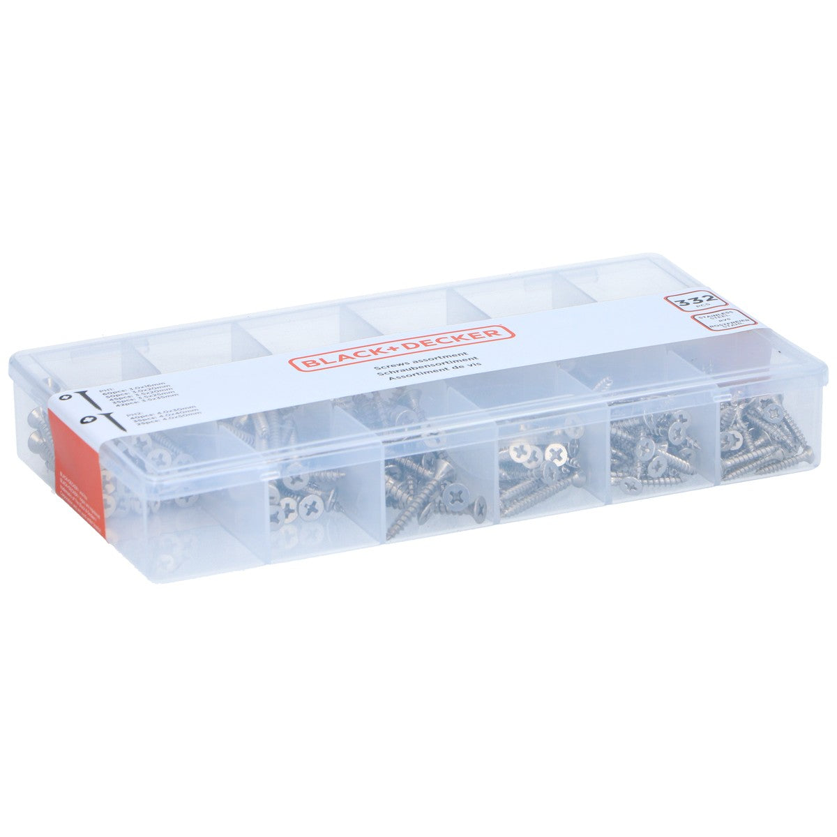 BLACK+DECKER Schroeven, 332 Delig - maximondo
