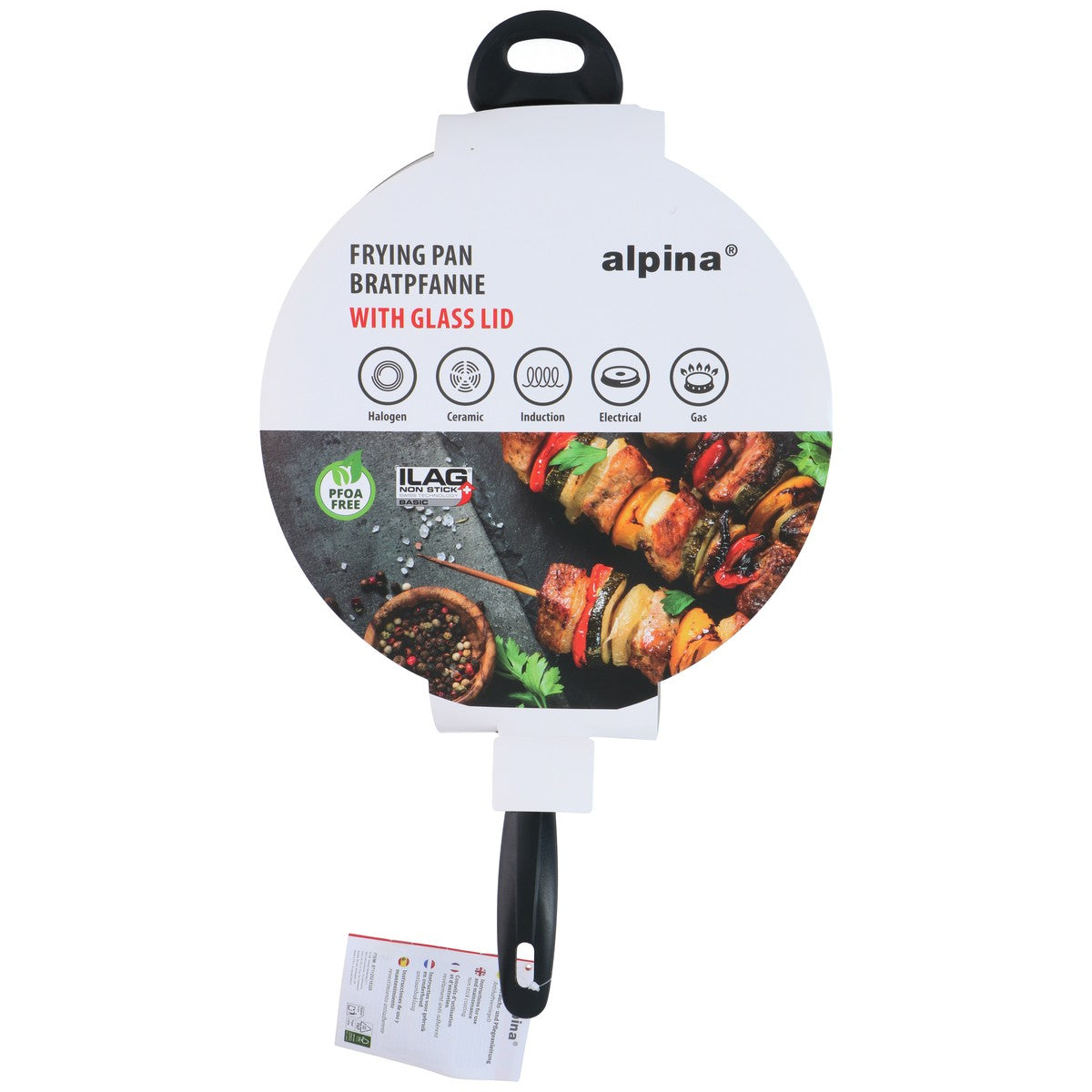 alpina Koekenpan Ø28cm met Deksel - maximondo