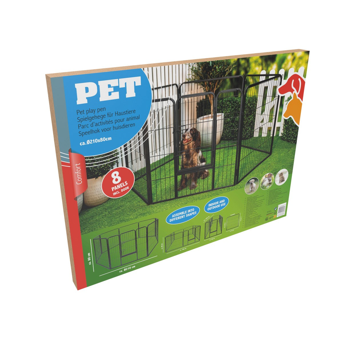 maxxpro Honden En Kattenbox 210 X 80 Cm - maximondo