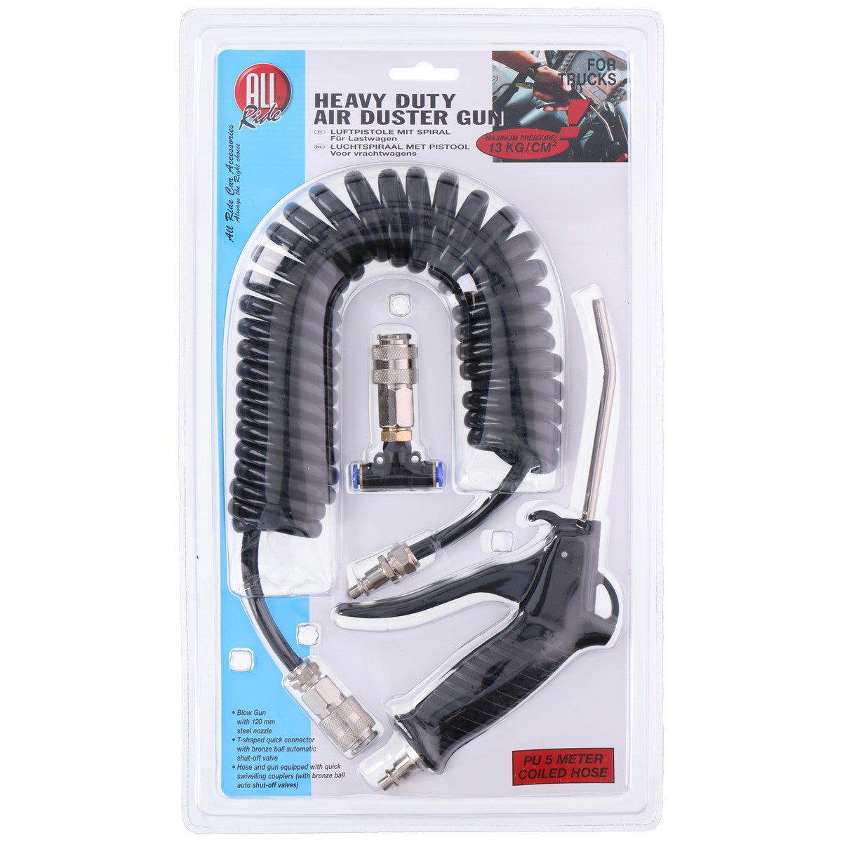 All Ride Luchtspiraal - met Pistool - 13 kg-cm2 - maximondo