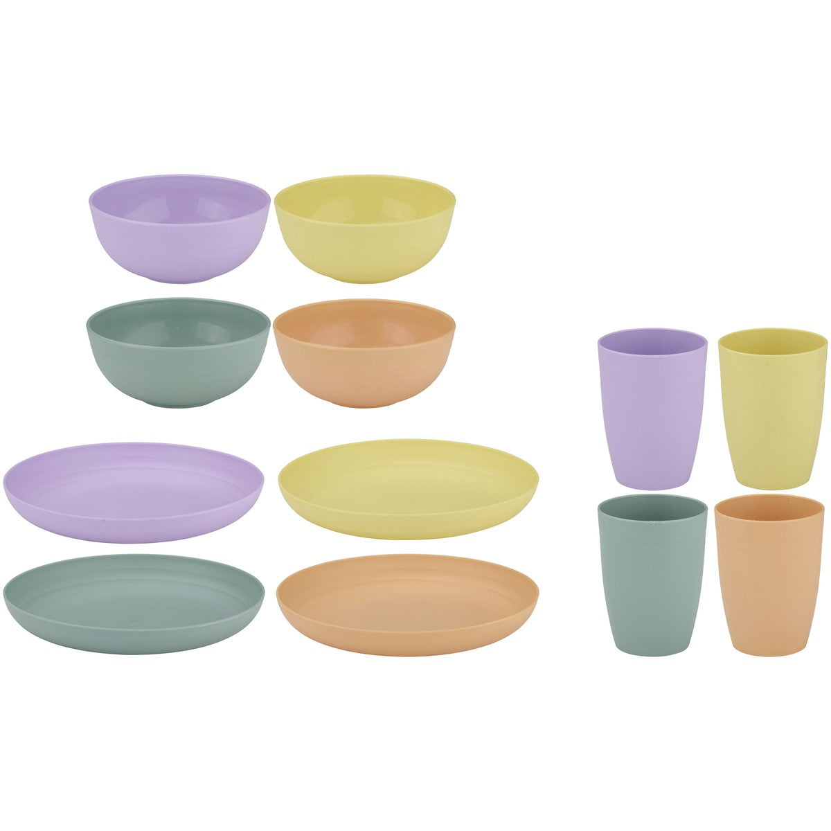 alpina Camping Servies - 12 stuks - maximondo