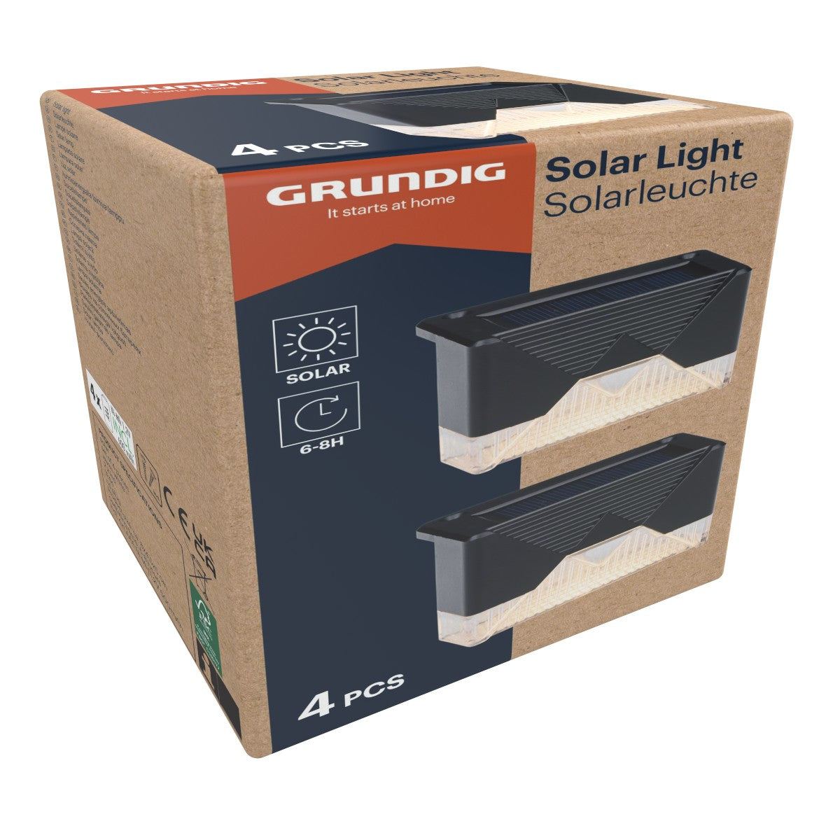 Grundig Solar Tuinverlichting 4 Stuks - maximondo