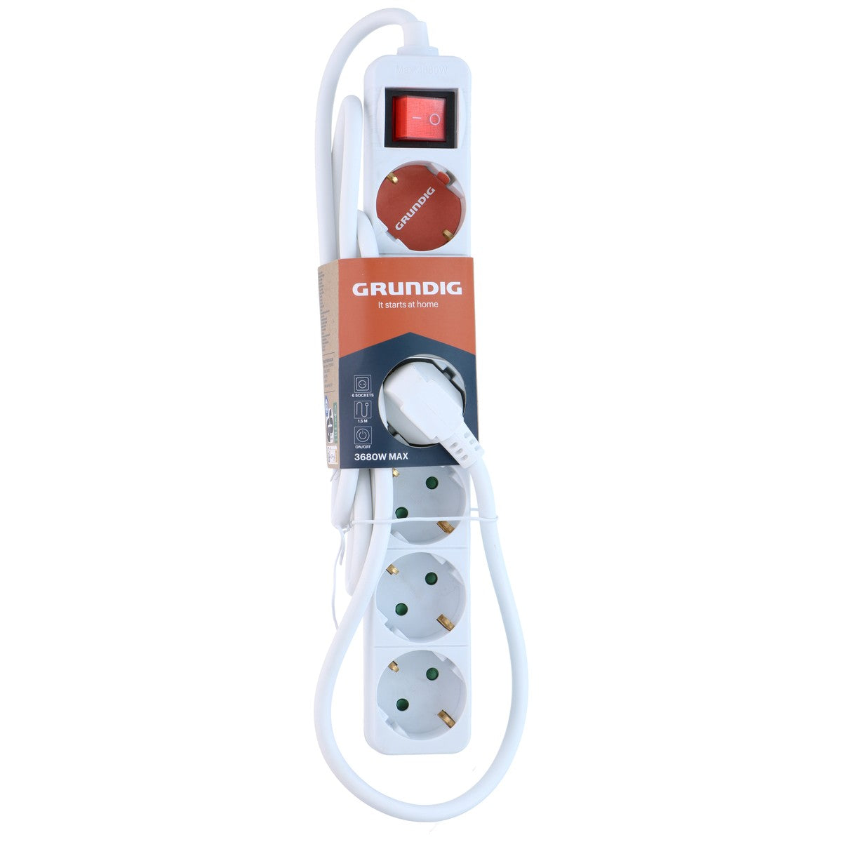 Grundig Stekkerdoos 6Voudig - maximondo