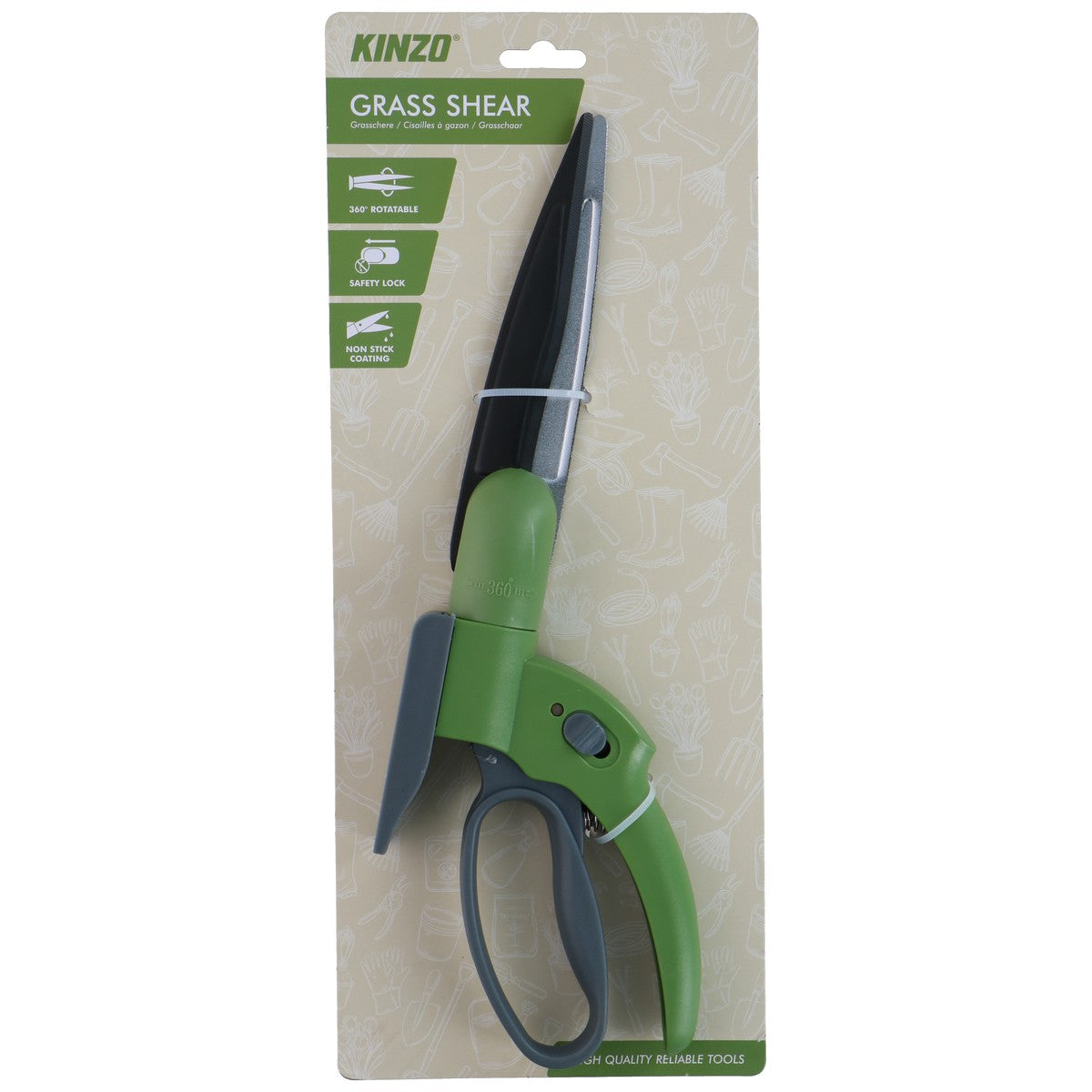 Kinzo Grasschaar 360° Draaibaar - maximondo