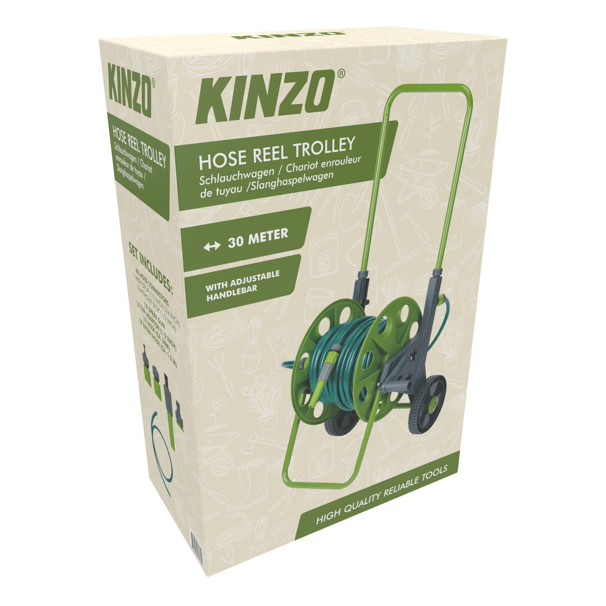 Kinzo Tuinslanghaspel – Tuinslang 30 Meter - maximondo