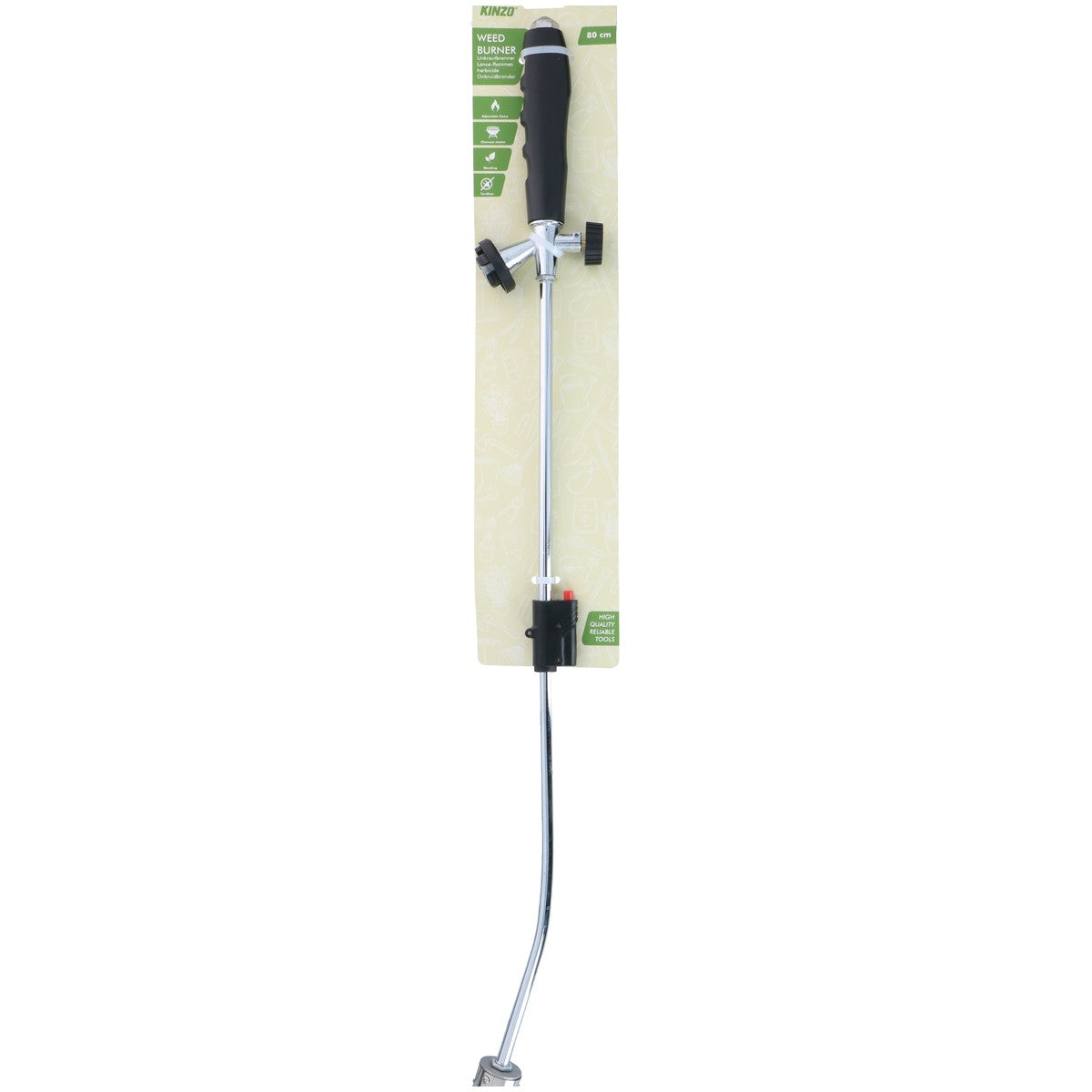 Kinzo Onkruidbrander Gas - met Instelbare Vlam 80 cm - maximondo