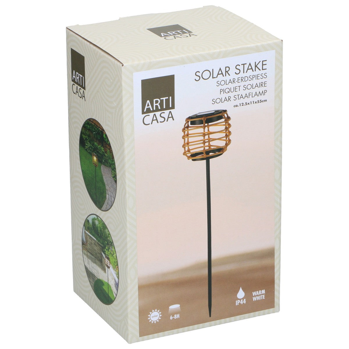 Arti Casa Tuinverlichting Solar – Tuinfakkel LED - maximondo