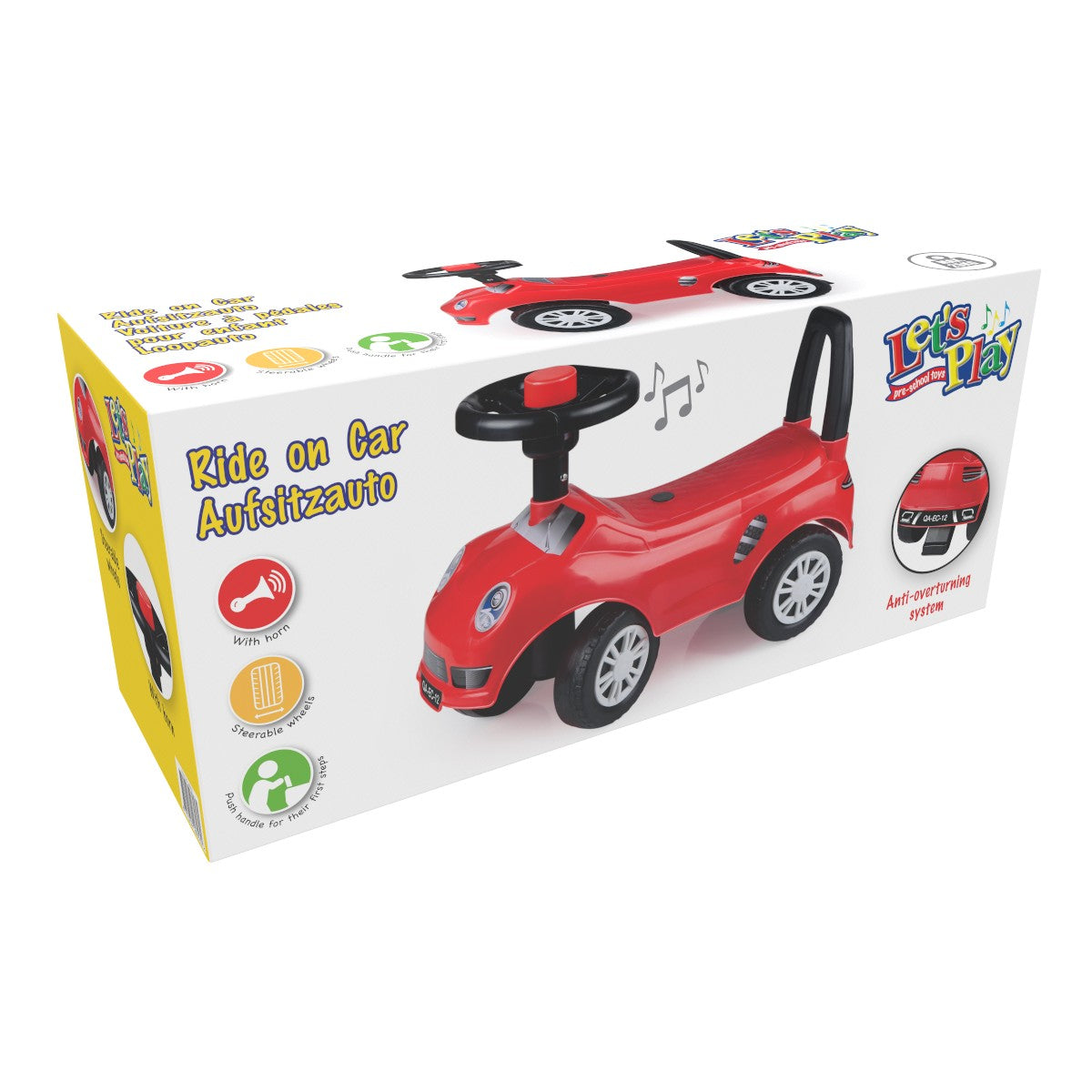Eddy Toys Loopauto - Ride-On Auto voor Peuters - maximondo