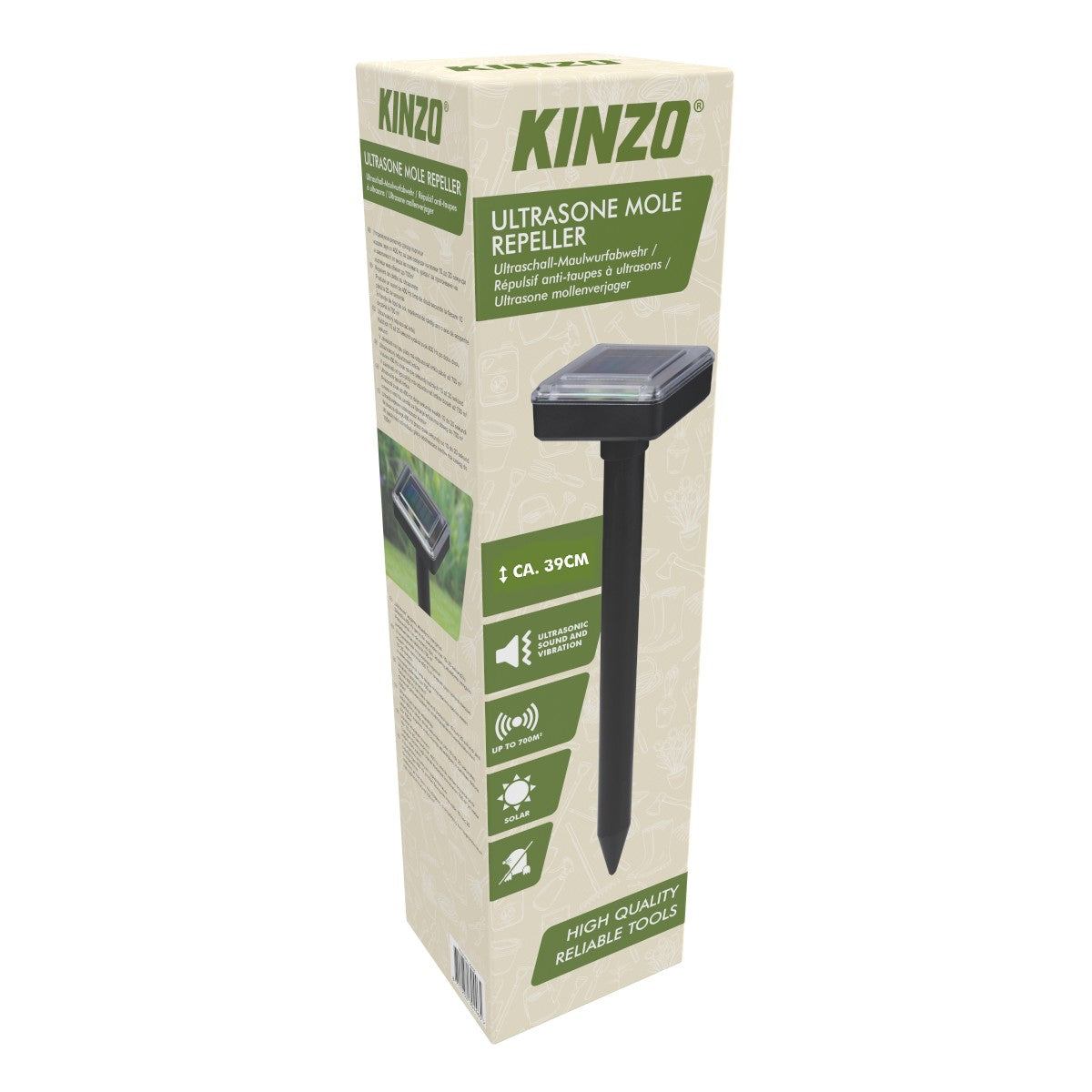 Kinzo Solar Mol Verjager - maximondo