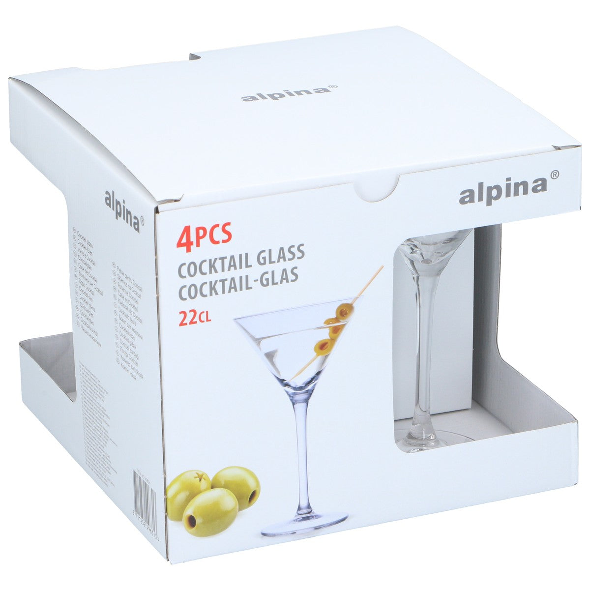 alpina Martini Glazen - Set van 4