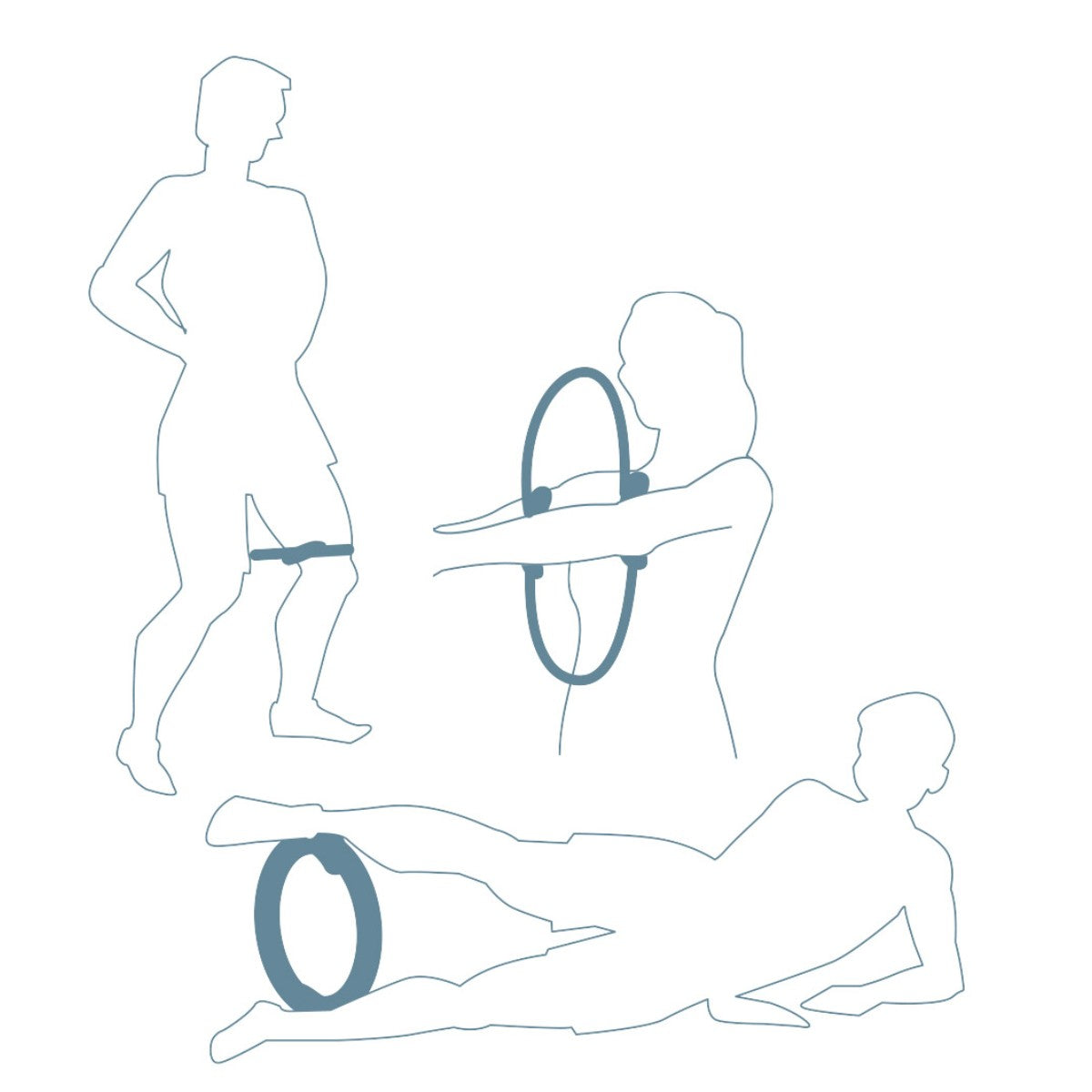 Umbro Pilates Yoga Ring, Blauw - maximondo