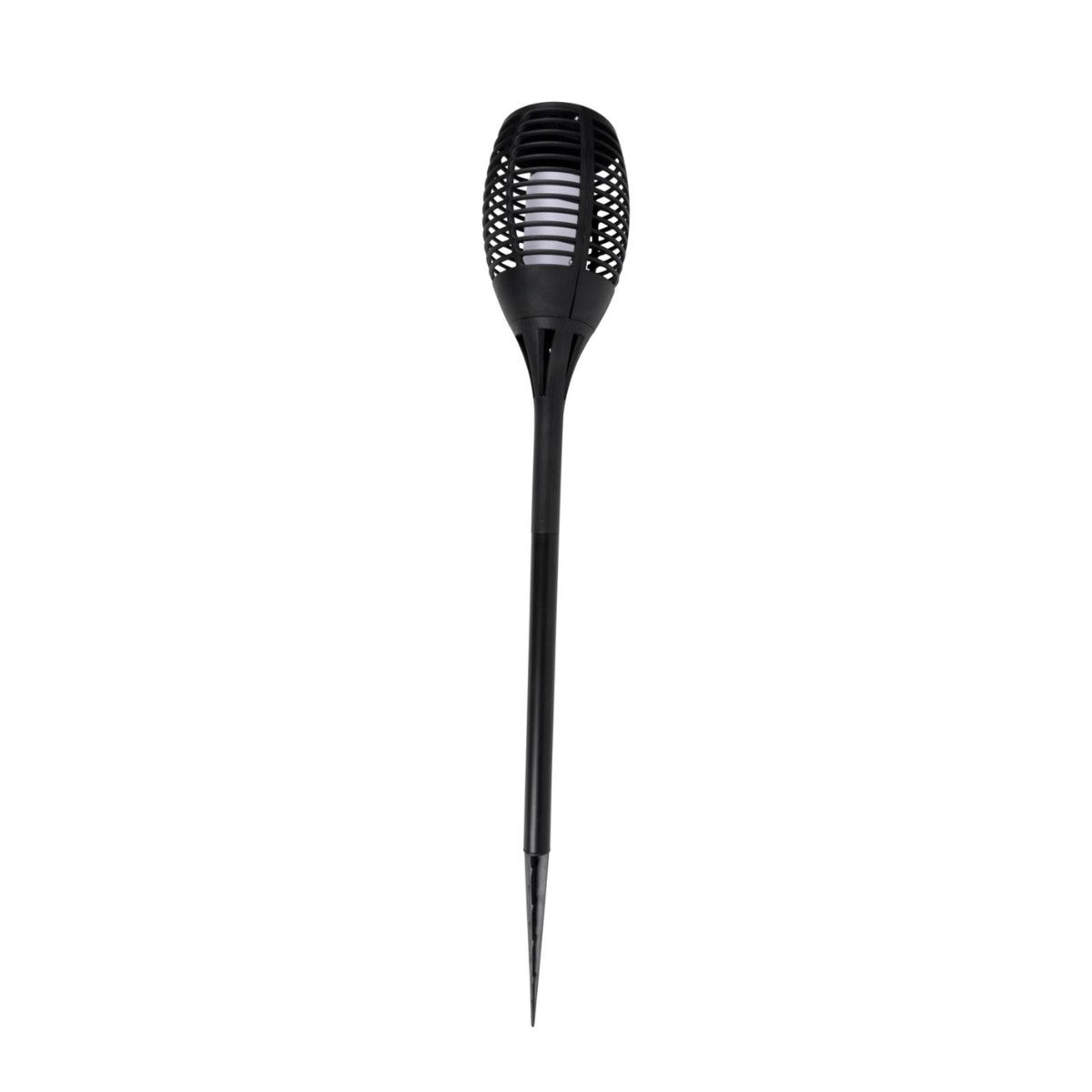 Grundig Tuinlamp solar 72 LED's vlameffect Ø12cm x 77cm hoog