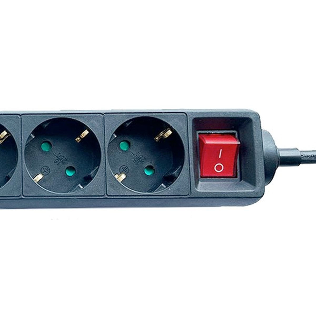 Grundig 6Voudig Stekkerdoos Zwart - maximondo