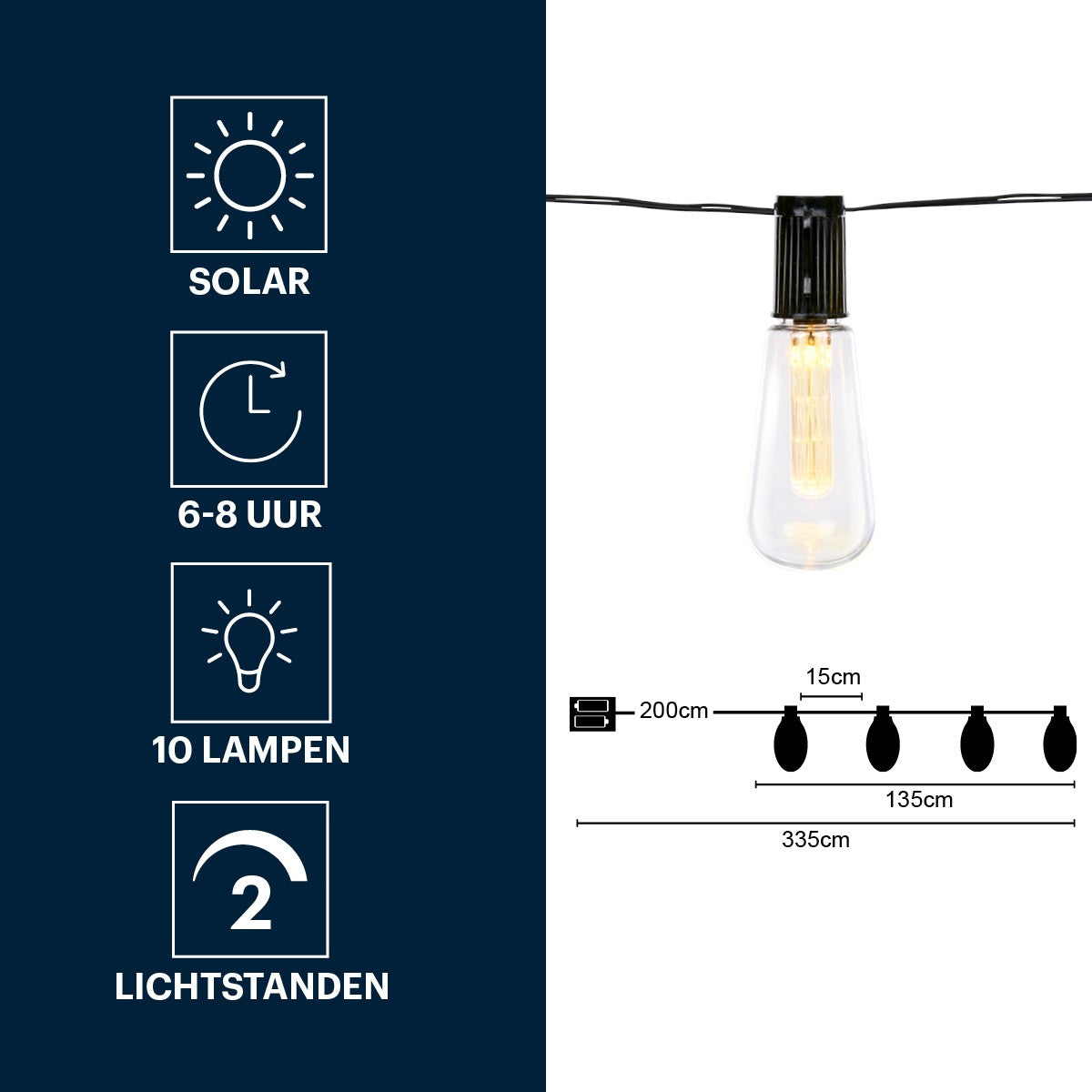 Grundig Solar Lichtsnoer 3,35m