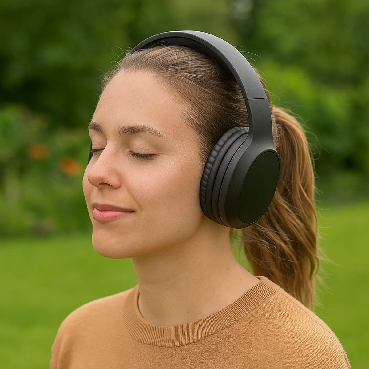 Grundig Bluetooth Koptelefoon BT Foldable - Draadloze Over-ear Koptelefoon - Zwart - maximondo