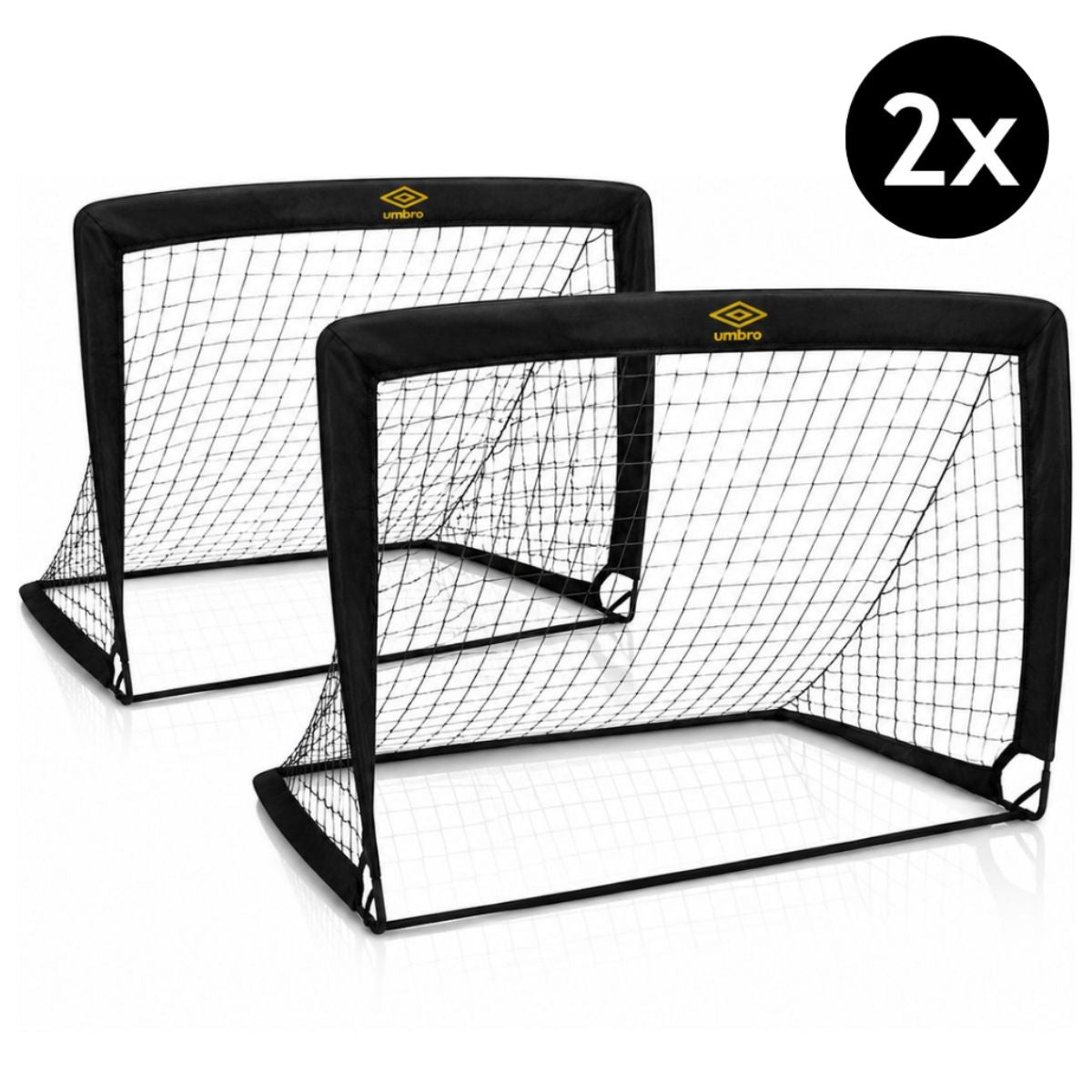 Umbro Pop-Up Voetbaldoel Set van 2 120x90x90cm