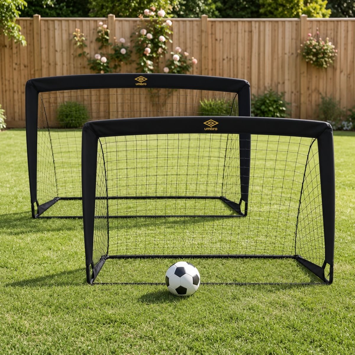 Umbro Pop-Up Voetbaldoel Set van 2 120x90x90cm