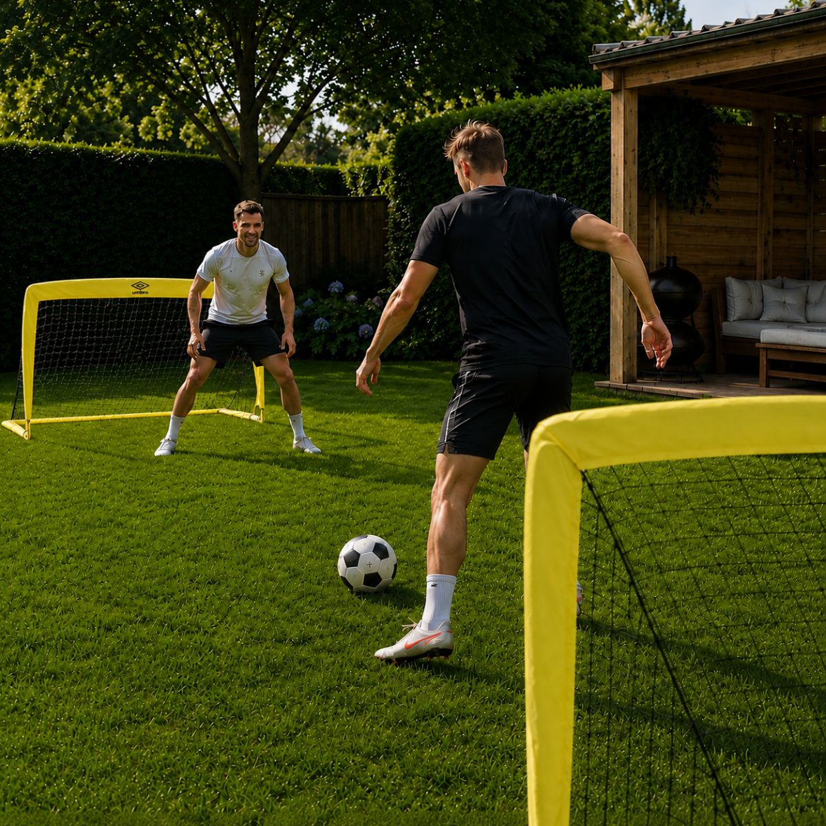 Umbro Pop-Up Voetbaldoel Set van 2 120 x 90 x 90 cm