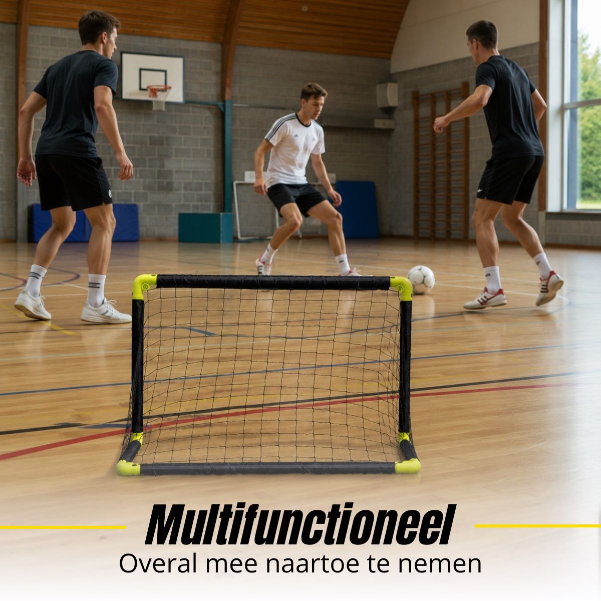 Dunlop Voetbaldoelen Set van 2 - Voetbalgoal 90 x 59 x 61 cm - maximondo