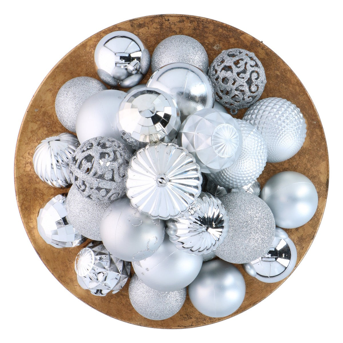 Giftsome Zilveren Kerstballen Ø6/7 cm