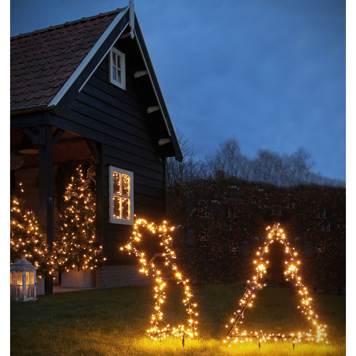 Luca Lighting Garden dlight vallende ster tuinsteker ster175 led warm wit 8 function controller en timer- l35xb1xh77cm
