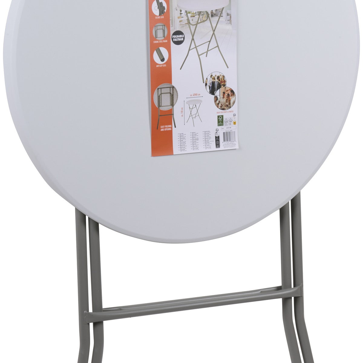 Opklapbare Balkontafel 50 Kg