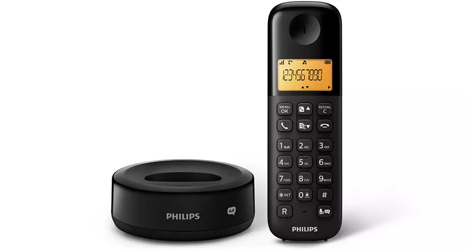 Philips D165B Huistelefoon - Vaste Telefoon - DECT Telefoon - maximondo