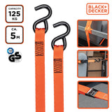 BLACK+DECKER Spanband 5m 125KG - maximondo