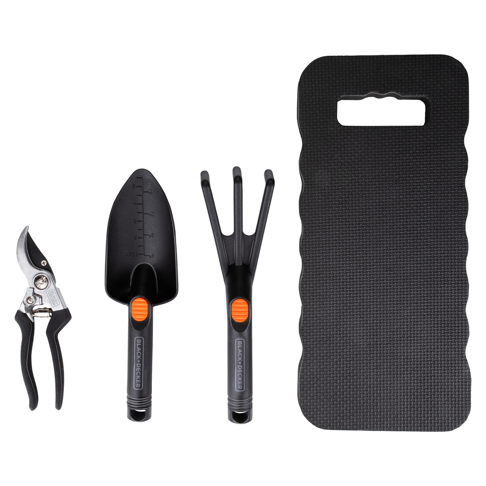 BLACK+DECKER Tuingereedschap Set 4 Stuks - maximondo