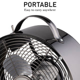 Lifetime Air Tafelventilator Zwart - maximondo