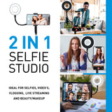 Grundig Selfie Ringlamp USB - maximondo