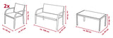 Lifetime Garden Tuinset Parijs 4 Stuks - maximondo