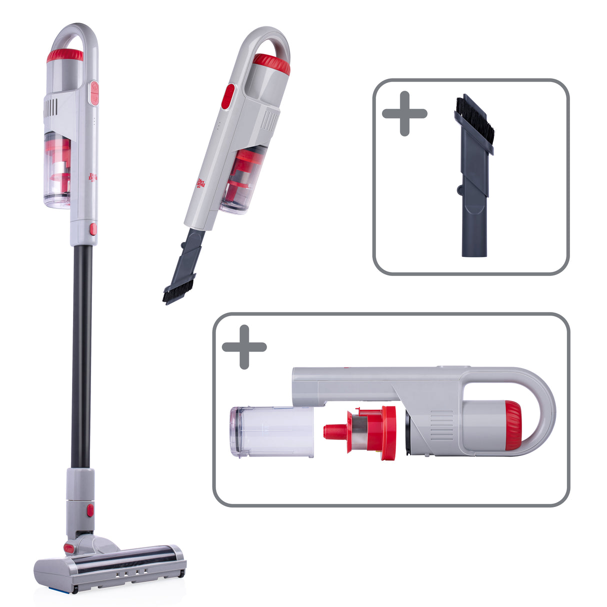Dirt Devil 2-in-1 Steelstofzuiger en Kruimeldief DD9006 - maximondo