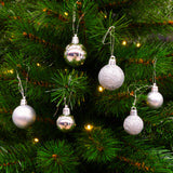 Giftsome Zilveren Kerstballen Set Ø3/4/6 CM - maximondo