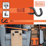 BLACK+DECKER Spanband 5m 125KG - maximondo