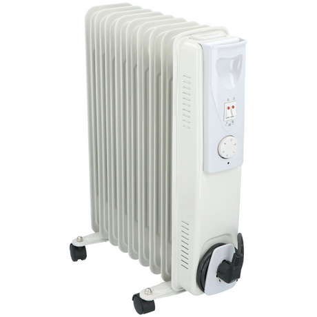 alpina Elektrische Olieradiator 2000W Wit - maximondo