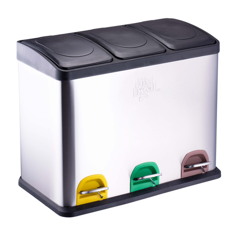 Dirt Devil Pedaalemmer 3 X 15L - maximondo