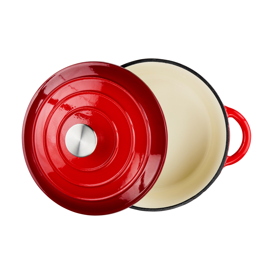 alpina Koekenpan 24 cm Rood - maximondo