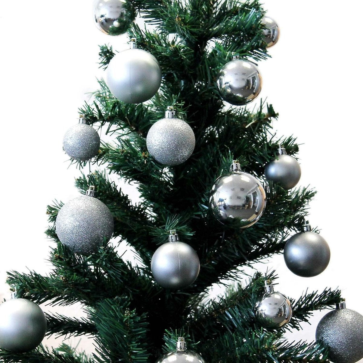 Christmas Gifts Kerstballen Zilver 70 Stuks - maximondo