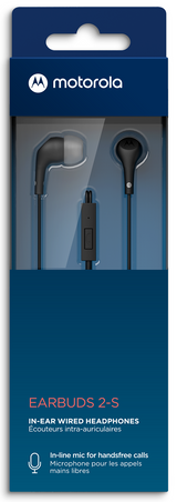 Motorola Oordopjes 2-S Zwart, Mic. - maximondo