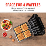 alpina Wafelijzer 4 Wafels 1200W - maximondo