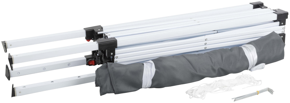 Partytent Easy Up - grijs/antraciet - 3 x 3 m - maximondo