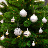 Giftsome Zilveren Kerstballen Set Ø3/4/6 CM - maximondo