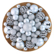 Giftsome Zilveren Kerstballen Set Ø3/4/6 CM - maximondo