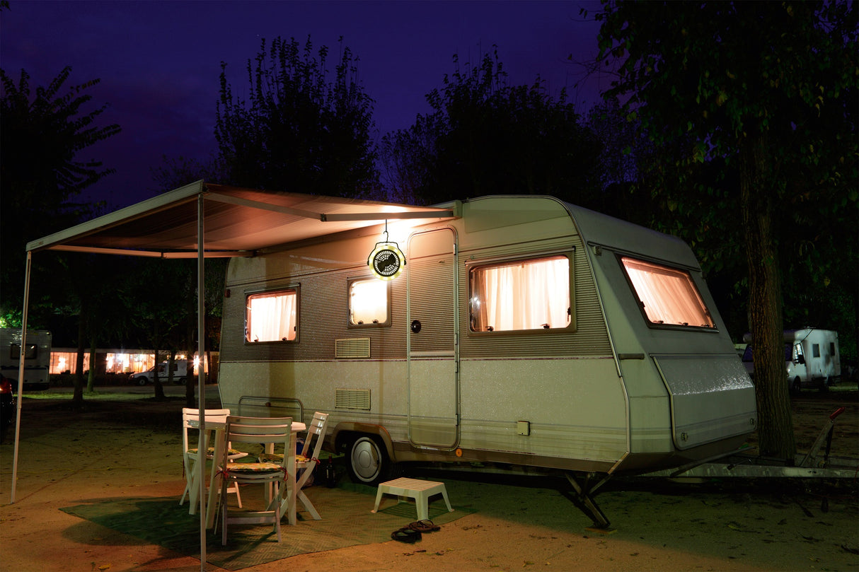 Grundig Camping Lamp en Ventilator 2in-1 - maximondo