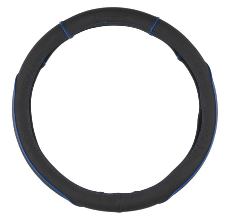 Dunlop Stuurhoes - Universeel - Pu - Zwart/blauw - 37-39 cm - maximondo