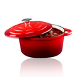alpina Koekenpan 24 cm Rood - maximondo